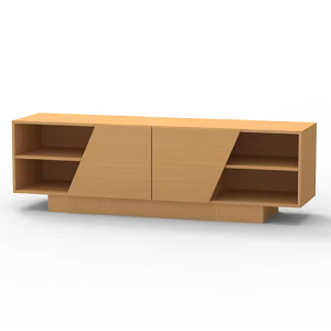 High Quality Wooden Mdf modern tv Cabinet Nordic Style with Storage Made in Malaysia 2644
